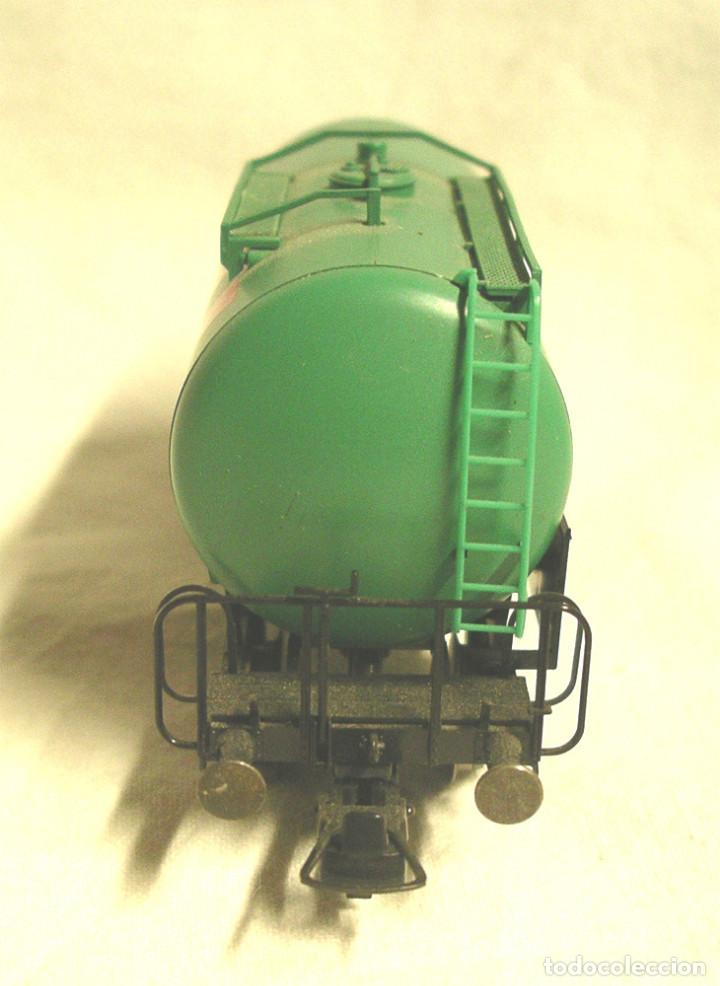 Trenes escala: Vagon Cisterna Gasolina Refinada Texaco - Foto 2