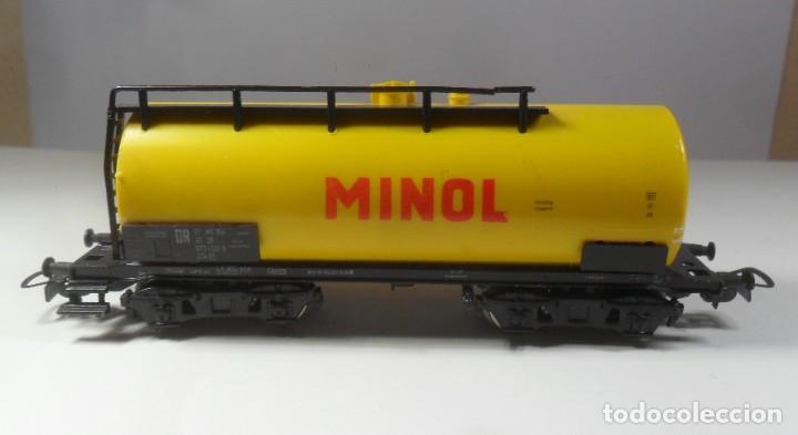 Trenes escala: H0 - VAGON CISTERNA MINOL - Foto 1