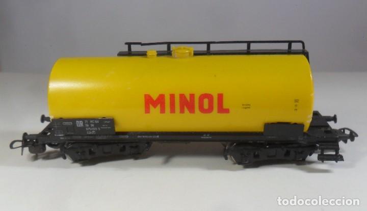 Trenes escala: H0 - VAGON CISTERNA MINOL - Foto 4