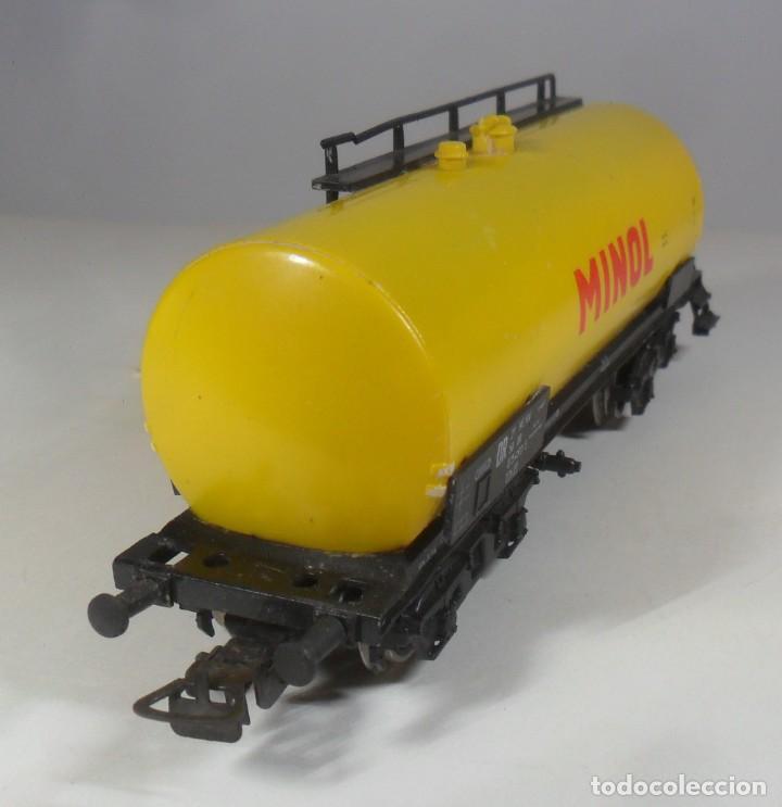 Trenes escala: H0 - VAGON CISTERNA MINOL - Foto 5