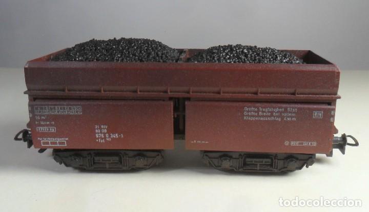 Trenes escala: H0 - VAGON CONTENEDOR CON CARGA DE CARBON - Foto 3