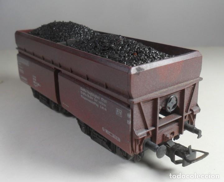 Trenes escala: H0 - VAGON CONTENEDOR CON CARGA DE CARBON - Foto 4