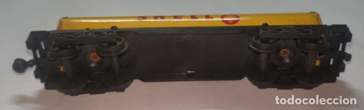 Trenes escala: Vagon cisterna shell chapa estrecha - Foto 3