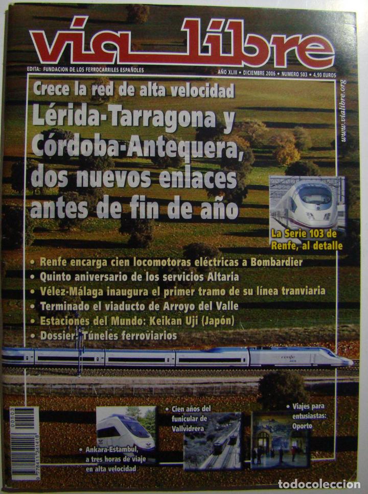 Trenes escala: REVISTA VIA LIBRE NUMERO 503 - Foto 1