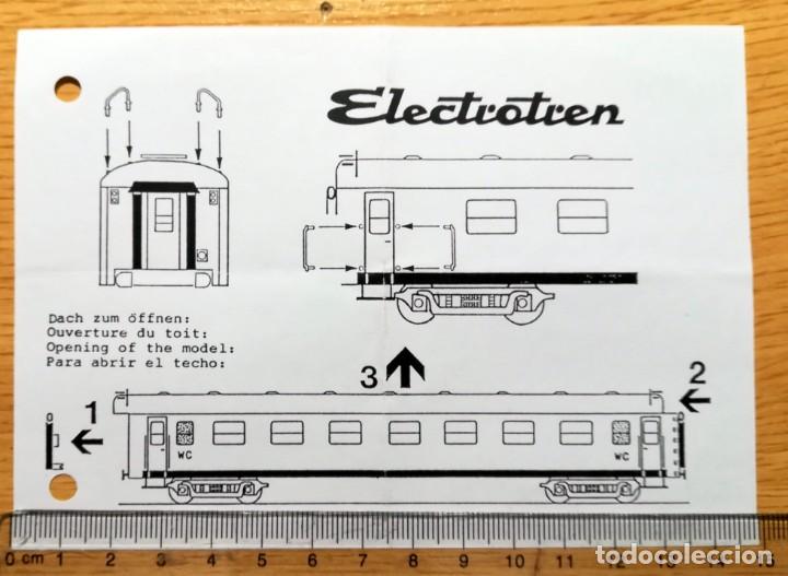 Trenes escala: FICHA INSTRUCCIONES ELECTROTREN FERROCARRIL - Foto 1