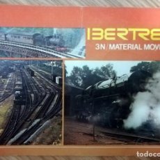 Trenes Escala: CATALOGO IBERTREN 3N MATERIAL MOVIL 1977 FERROCARRIL. Lote 235568100