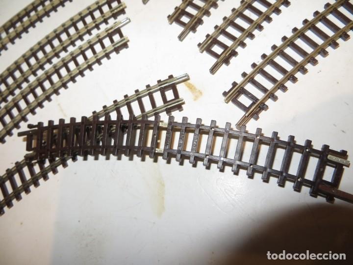 Trenes escala: FLEISCHMANN LOTE DE 10 CURVAS,NUEVAS,REGALADAS - Foto 4