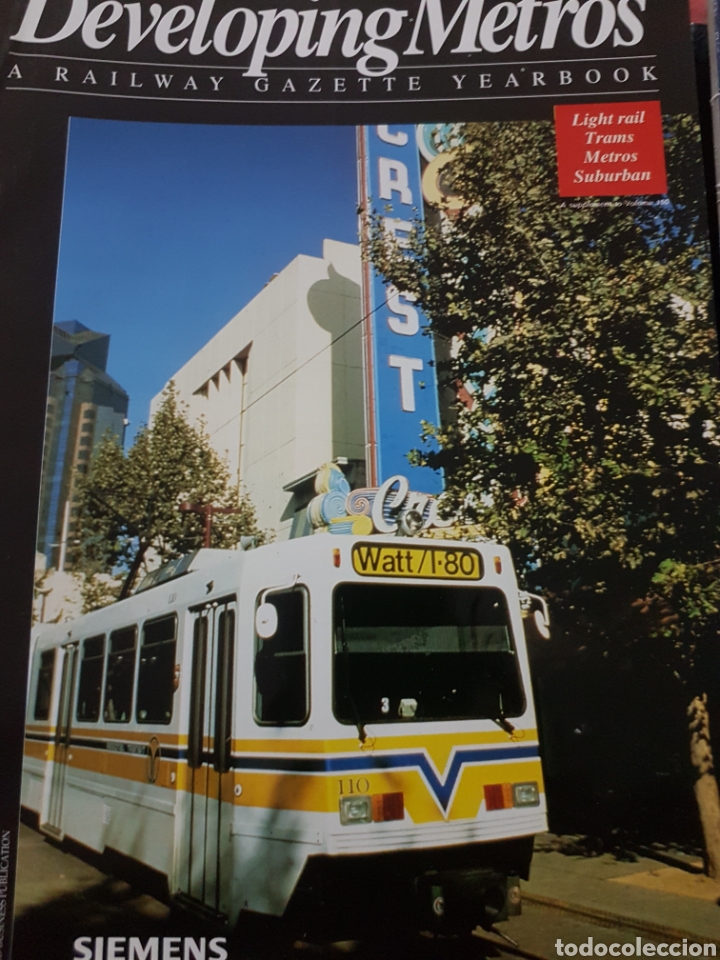 Trenes escala: Ferrocarril. Revista Developing Metros, 1994 - Foto 1