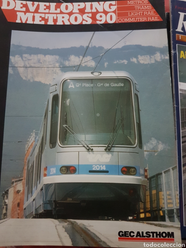 Trenes escala: Ferrocarril. Revista Developing Metros, 1990 - Foto 1