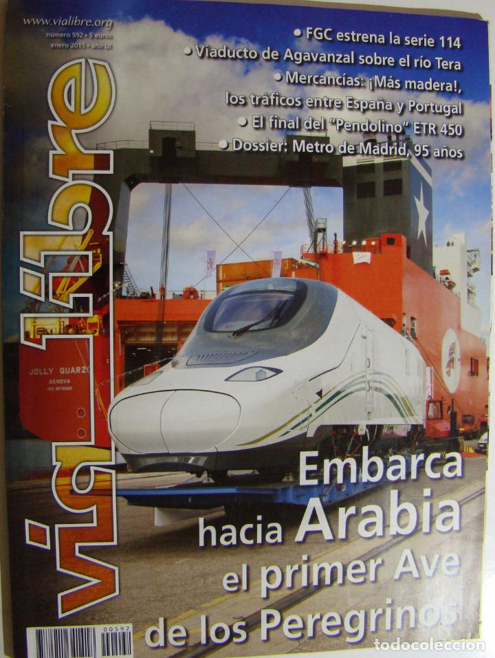 Trenes escala: REVISTA VIA LIBRE NUMERO 592 - Foto 1