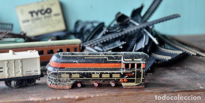 Trenes escala: Lote de trenes con vias - Foto 6