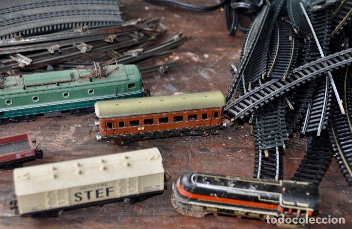 Trenes escala: Lote de trenes con vias - Foto 7