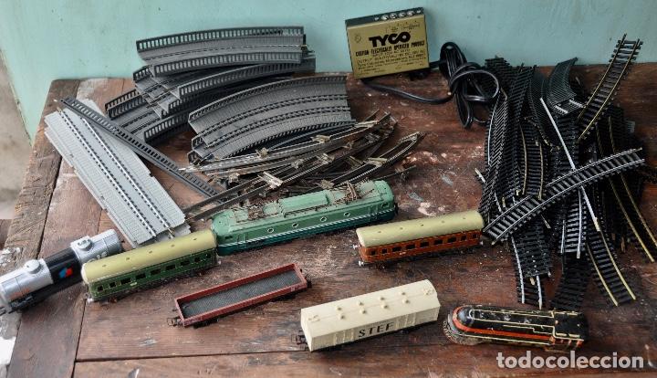 Trenes escala: Lote de trenes con vias - Foto 11