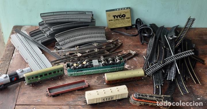 Trenes escala: Lote de trenes con vias - Foto 14