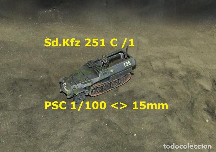 Trenes escala: Sdkfz 251 C /1 de PSC 15mm-1/100 - Foto 1
