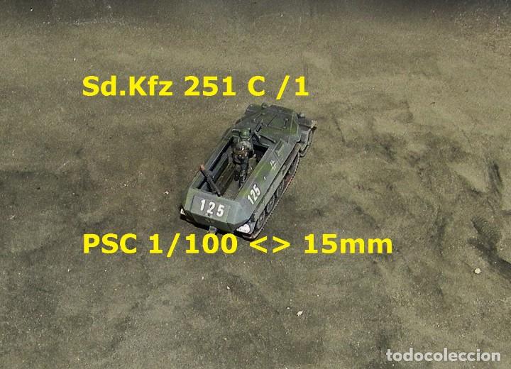 Trenes escala: Sdkfz 251 C /1 de PSC 15mm-1/100 - Foto 3