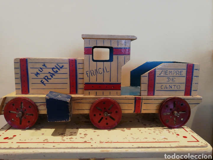 Trenes escala: GRAN LOCOMOTORA TREN DE MADERA - Foto 1