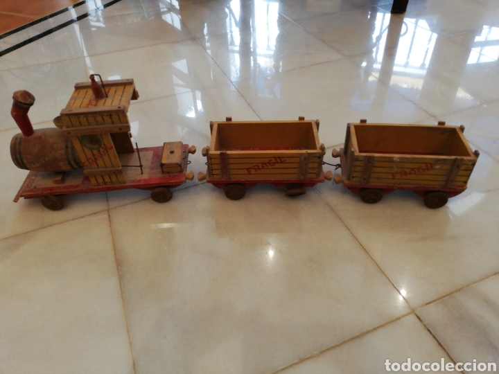 Trenes escala: TREN DE MADERA &rdquo;FR&Aacute;GIL&rdquo; - Foto 1