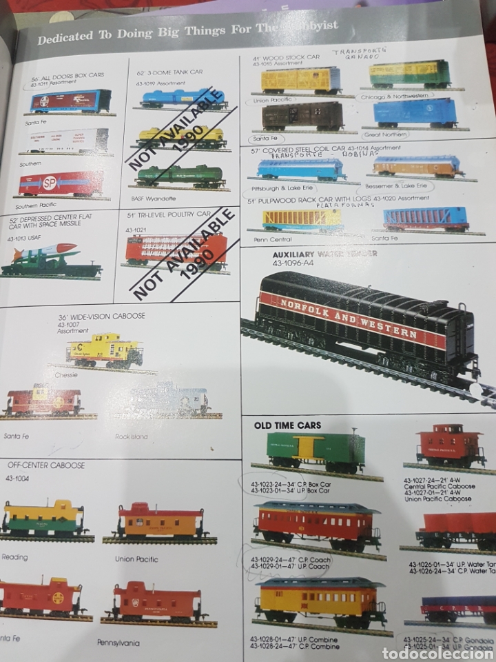 Trenes escala: Cat&aacute;logo Bachmann a&ntilde;o 1990 - Foto 3