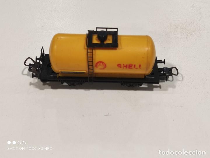 Trenes escala: Vagon dep&oacute;sito Shell de Lima - Foto 1