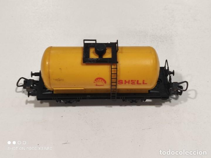 Trenes escala: Vagon dep&oacute;sito Shell de Lima - Foto 2