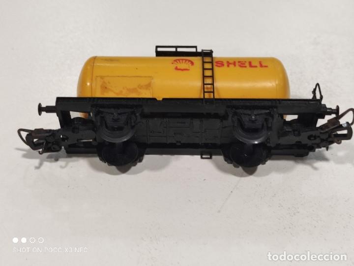 Trenes escala: Vagon dep&oacute;sito Shell de Lima - Foto 3