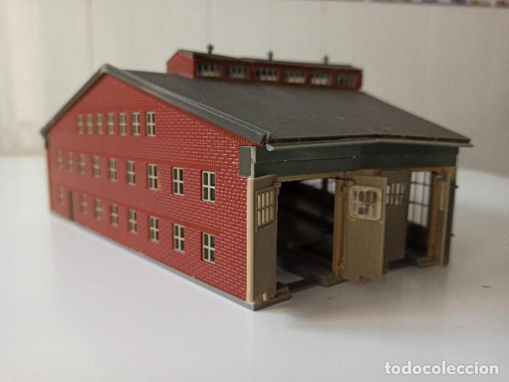 Trenes escala: Maqueta cochera trenes - Foto 1