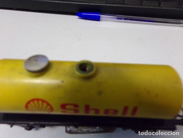 Trenes escala: ESTAMOS LIQUIDANDO. TREN VAGON ANTIGUO CISTERNA SHELL REF 153 - Foto 4