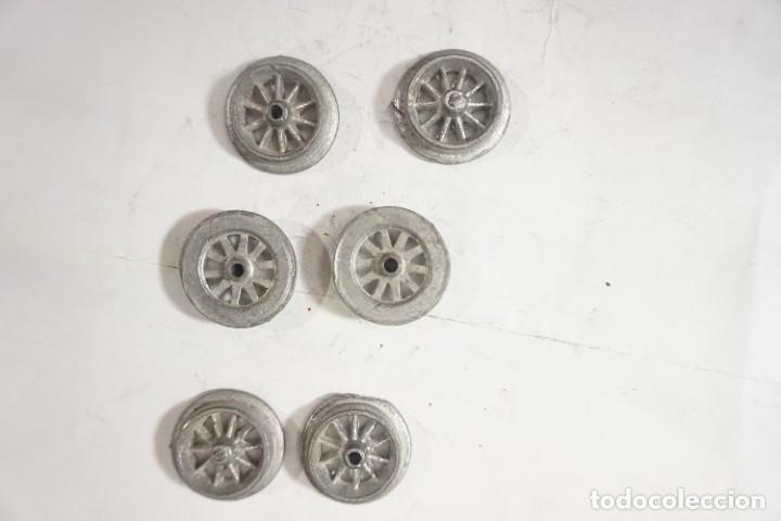 Trenes escala: 6 RUEDAS TODO RADIOS 21,5MM - Foto 1