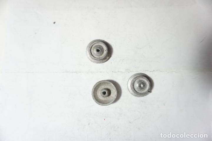 Trenes escala: 3 RUEDAS VAGON 18,2MM - Foto 1