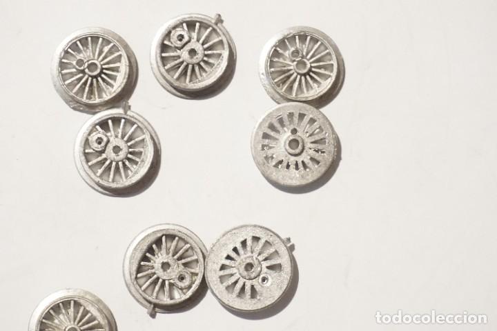 Trenes escala: 8 ruedas 17mm con agarre bielas - Foto 2
