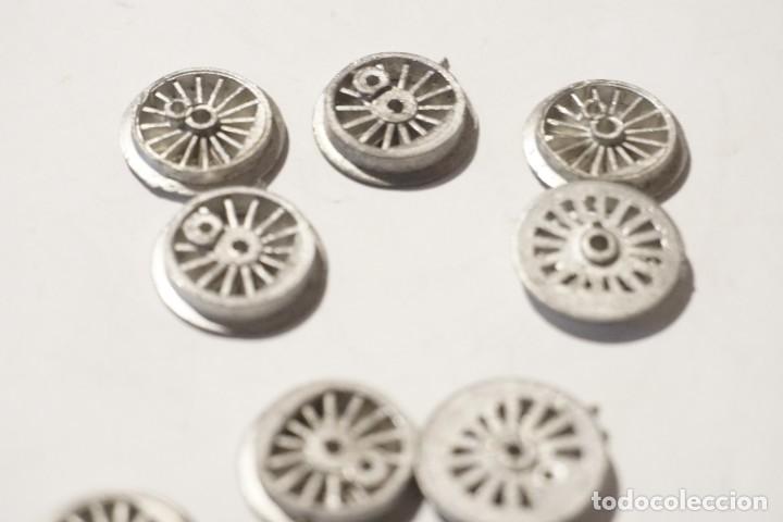 Trenes escala: 8 ruedas 17mm con agarre bielas - Foto 3