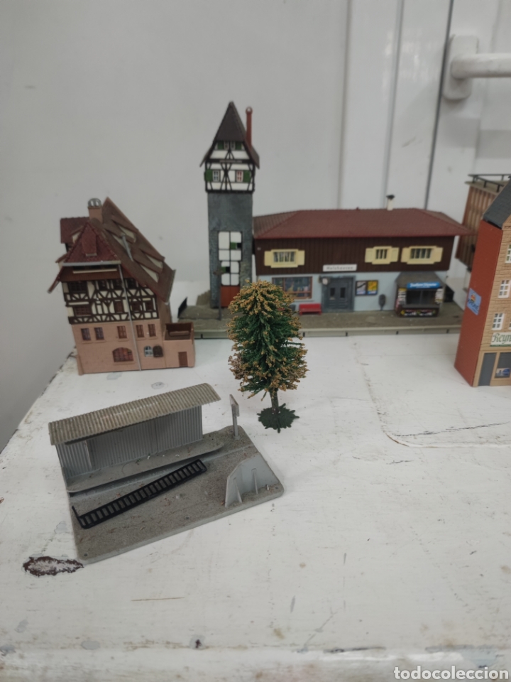 Trenes escala: Lote edificios maqueta tren - Foto 2