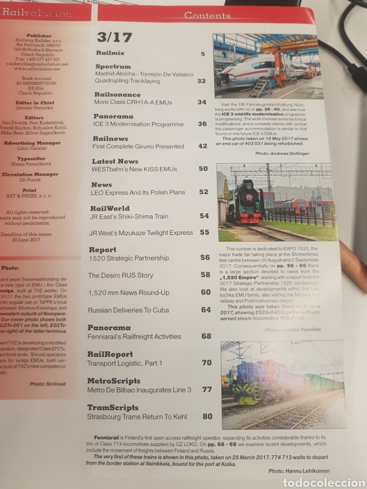Trenes escala: Revista Railvolution 3/17 junio de 2017 - Foto 2