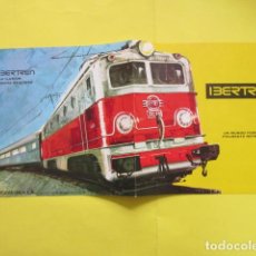 Trenes Escala: FOLLETO IBERTREN ESCALA N 1971 RENFE MZA FERROCARRIL TRANVIA LOCOMOTORA TROLEBUS LOCOMOTORA. Lote 328098733