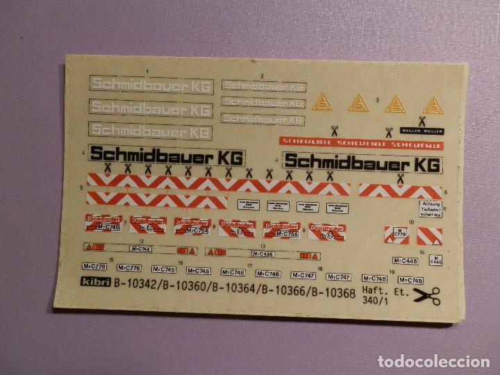 Trenes Escala: Pegatinas - Maqueta Kibri B-10342, 10360, 10364, 10366, 10368 - Schmidbauer KG - Maquetas Tren