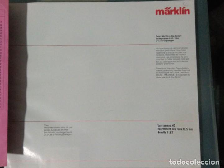 Trenes escala: CATALOGO TRENES MARKLIN 1986 / 87 EN FRANC&Eacute;S. - Foto 3