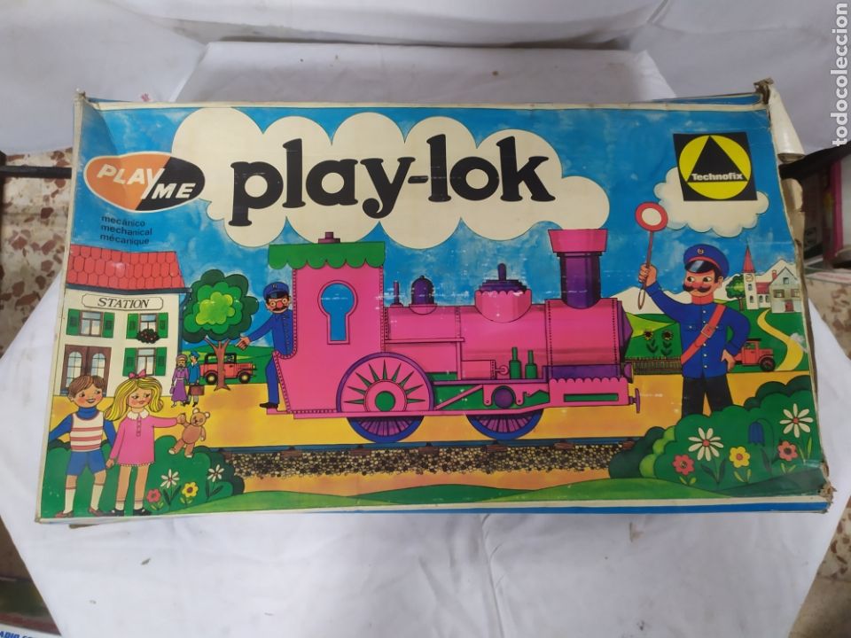 Trenes escala: Tren mec&aacute;nico play-lok - Foto 2