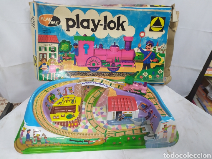Trenes escala: Tren mec&aacute;nico play-lok - Foto 1