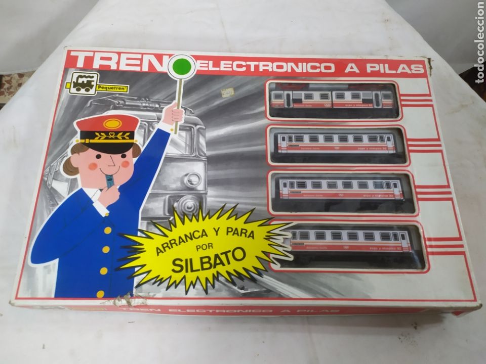 Trenes escala: Tren electr&oacute;nico a pilas - Foto 1