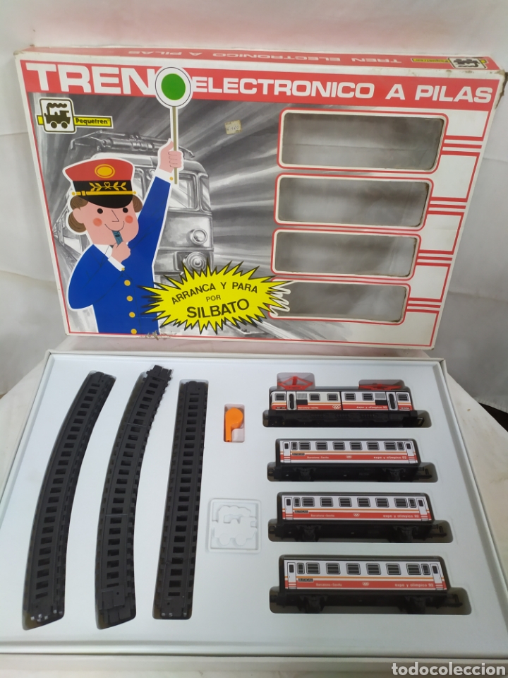 Trenes escala: Tren electr&oacute;nico a pilas - Foto 2