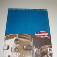 Trenes Escala: CATÁLOGO BRAWA ESPECIAL PARA EE.UU. GO THE AMERICAN WAY. EN ALEMÁN E INGLÉS.