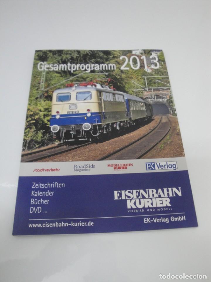 Trenes escala: Gesamtprogramm 2013. Eisenbahn Kurier. En idioma Alem&aacute;n. Programa general 2013. - Foto 1