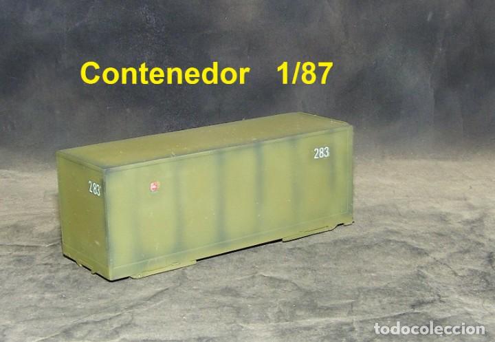 Trenes escala: Contenedor ET espa&ntilde;ol, escala 1/87 - Foto 2