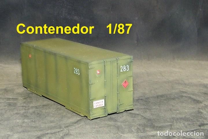 Trenes escala: Contenedor ET espa&ntilde;ol, escala 1/87 - Foto 3