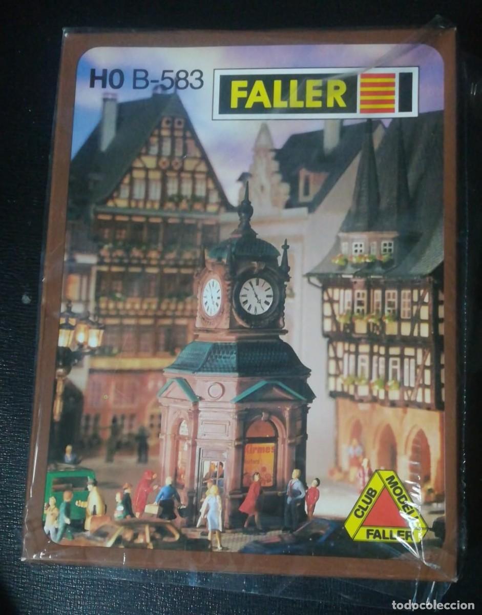 Trenes escala: Faller B-583 Quiosco con relloj - Foto 1