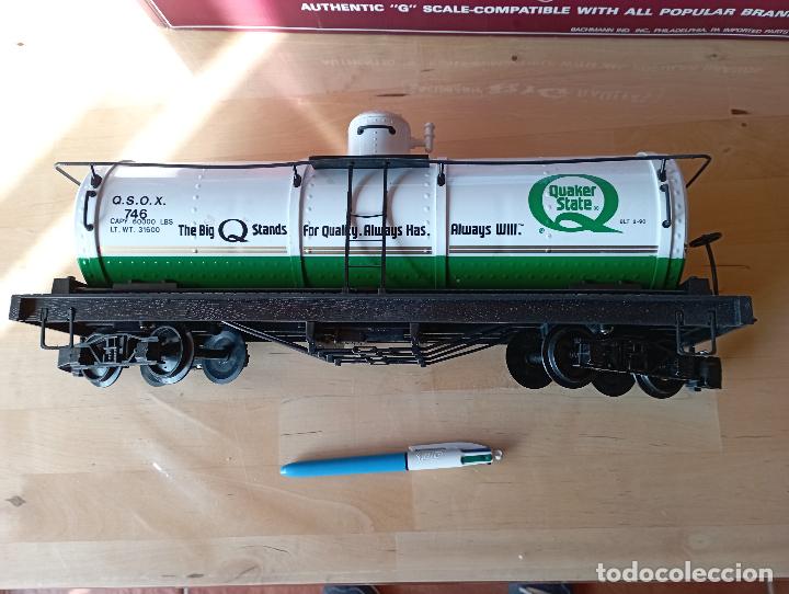 Trenes escala: BACHMANN CISTERNA QUAKER STATE. ESCALA G - Foto 3