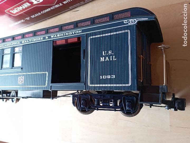 Trenes escala: BACHMANN VAGON U.S MAIL. ESCALA G - Foto 5
