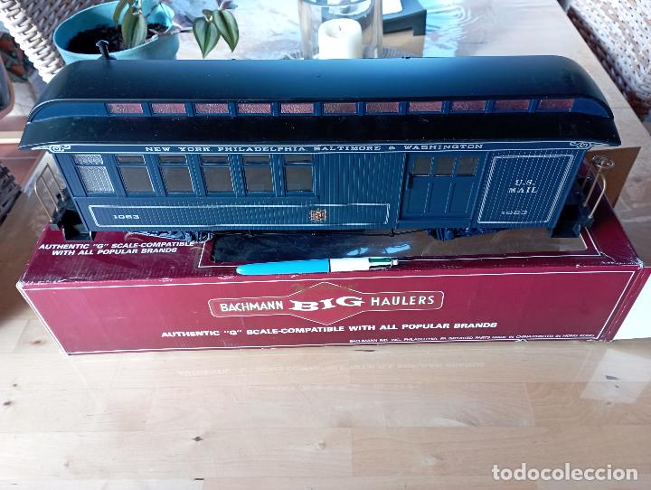 Trenes escala: BACHMANN VAGON U.S MAIL. ESCALA G - Foto 9