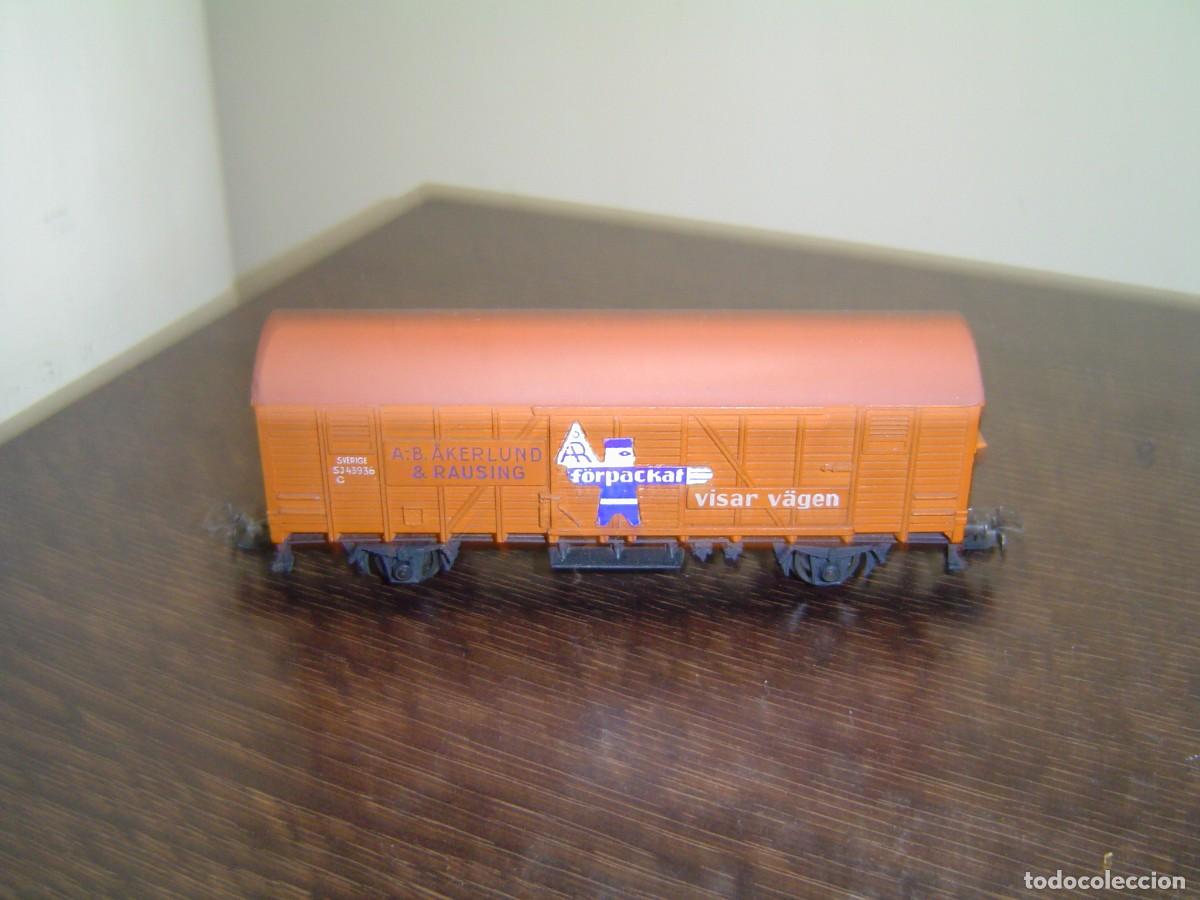 Trenes escala: Pocher. Vag&oacute;n de mercancias &rdquo;Torpackat&rdquo;. - Foto 1